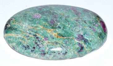 #Ruby Zoisite palm stone# - ## at Solace GemWorks