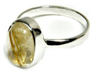 #Rutilated Quartz ring# - ## at Solace GemWorks