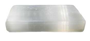 #Selenite charging plate (3 3/4"x2")# - ## at Solace GemWorks