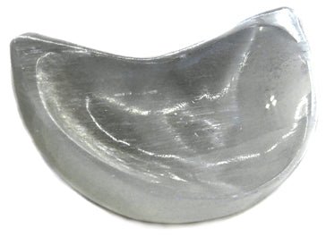 #Selenite Half Moon bowl (4")# - ## at Solace GemWorks