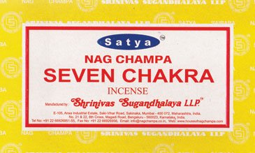 #Seven Chakra satya incense stick 15 gm# - ## at Solace GemWorks