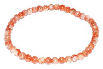 #Sunstone bracelet 4mm# - ## at Solace GemWorks