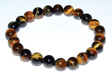 #Tiger Eye bracelet 8mm# - ## at Solace GemWorks