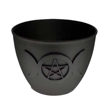 #Triple Moon & Pentagram bowl (5")# - ## at Solace GemWorks