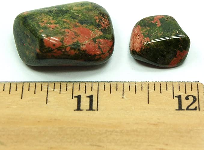 #Unakite Tumbled Stones - Bulk Wholesale choose: 1lb, 3lbs or 5lbs# - ## at Solace GemWorks