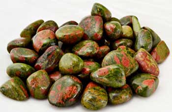 #Unakite Tumbled Stones - Bulk Wholesale choose: 1lb, 3lbs or 5lbs# - ## at Solace GemWorks