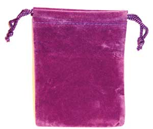 #Velveteen Bag (Purple)# - ## at Solace GemWorks