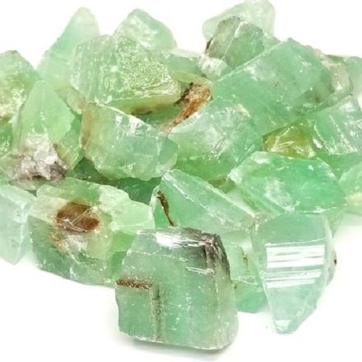 Green Calcite Rough Crystals - Bulk Wholesale choose: 1lb, 3lbs or 5lbs