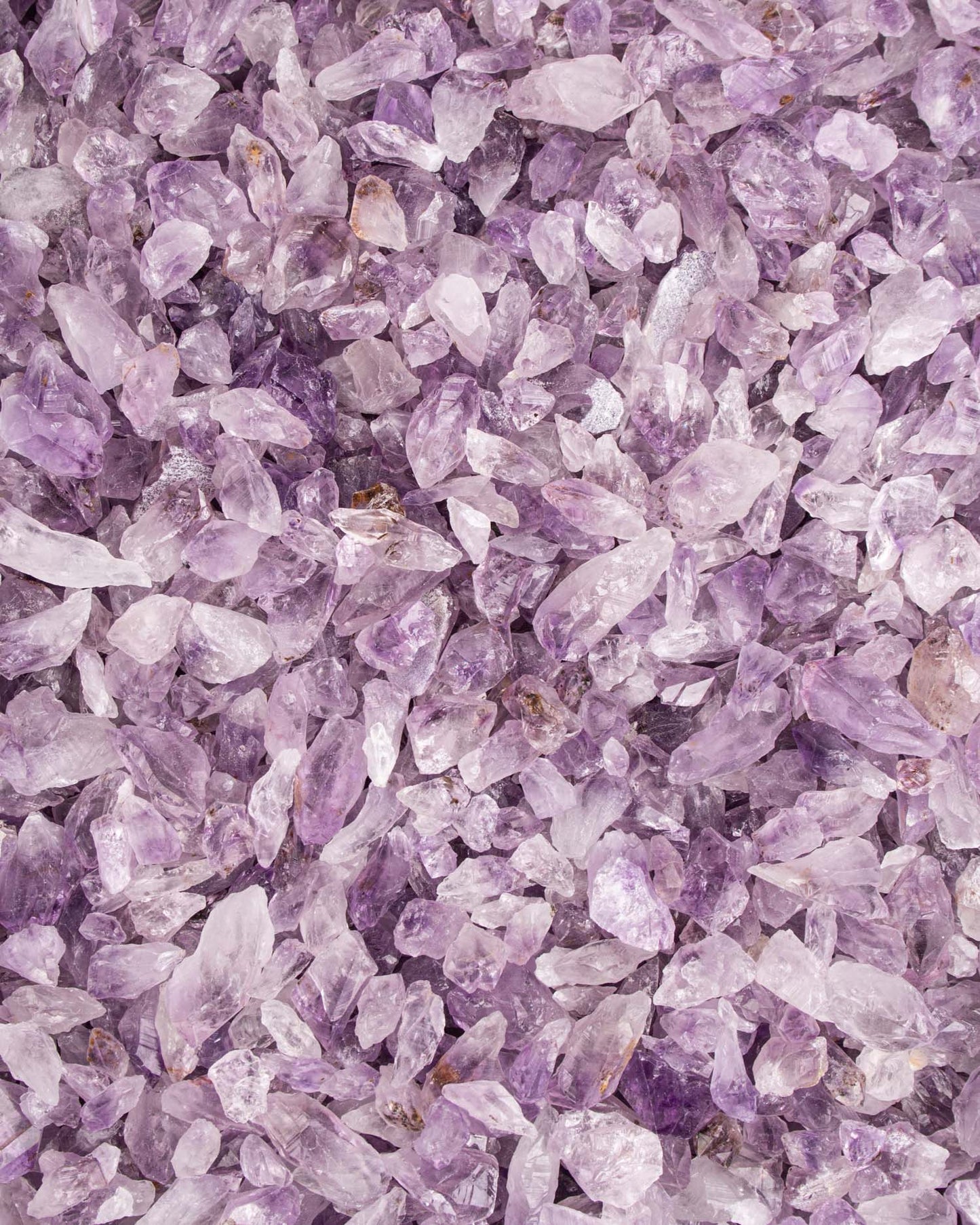 Amethyst Points and Chips - LAST BAG - 75% OFF - 11 pound bag @ $50 + FREE SHIPPING.